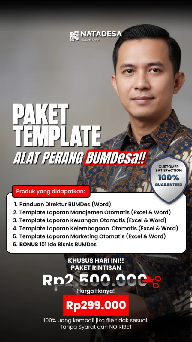 Template Bumdes Rintisan & Berkembang